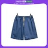 韩国直邮bullanggirls亚麻材质，卷边设计5分裤麻布裤子夏季裤