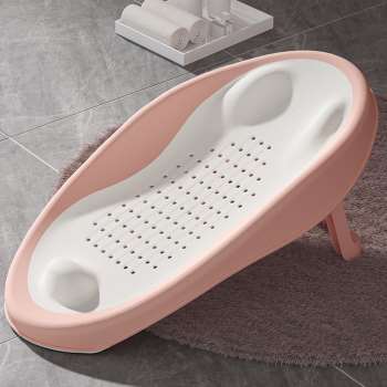 婴儿洗澡神器可坐躺托宝宝浴网新生儿澡盆座椅防滑床垫支撑架通用