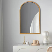 欧式家居装饰镜美式玄关大厅背景墙壁挂镜简约卧室梳妆镜全身大镜