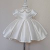 周岁宝宝生日礼服公主蓬蓬裙，高级质感洋气婚礼花，童礼服小女孩钢琴