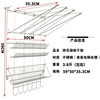裱花袋嘴置物架晾干架厨房收纳墙上多层不锈钢壁挂墙烘焙蛋糕收纳