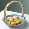 日式提篮果篮 创意水果盘沙拉盘点心盘甜品盘商用餐厅刺身盘子