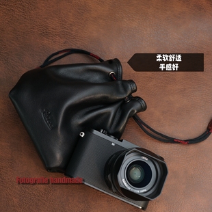 徕卡leicaq3手作皮，套套相机包羊皮袋便携相机，袋微单保护套适用于