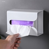 卫生间纸巾盒厕所免打孔卷纸架卷纸盒卫生纸盒厕纸盒抽纸盒壁挂式