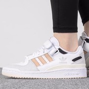 adidas阿迪达斯三叶草板鞋女子，forumloww透气运动休闲鞋gw7107