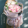 粉玫瑰花束99朵送女朋友爱人生日上海花店鲜花速递同城送思南香山