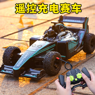 迷你遥控车可充电漂移f1赛车无线跑车，专业高速小汽车儿童男孩玩具