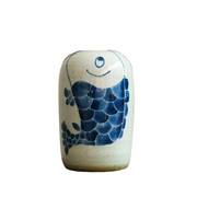 景德镇陶瓷摆件创意手绘青花瓷家居客厅装饰花瓶花插复古怀旧陶器