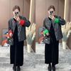 2024春季韩版新中式皮衣外套，女高级感减龄国风pu皮夹克上衣潮
