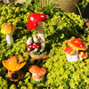 多肉花盆里的小摆件仿真蘑菇造景盆栽装饰品生态缸苔藓微景观森林