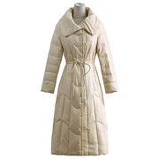 冬季女装韩版时尚，棉衣外套加厚保暖收腰显瘦中长款棉袄大衣