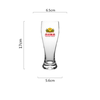 燕京啤酒专用杯无铅加厚商用500ml扎啤杯创意收腰燕京啤酒杯定制