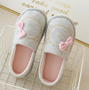 孕妇月子鞋家居鞋棉布鞋春秋季舒适透气可外穿包跟软底拖鞋
