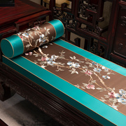 罗汉床坐垫红木沙发垫子新中式套罩高档实木家具垫海绵乳胶垫定制