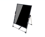 电子荧光板支架专用V型不锈钢展示支架 发光小黑板支架广告牌支架