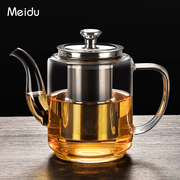 泡茶壶耐高温不锈钢漏茶水分离玻璃煮茶壶家用R茶具中式茶壶套装