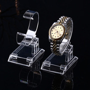 透明塑料手表展示架摆设C圈形亚克力塑料白色轻奢手链架子
