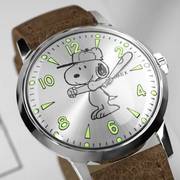 天美时timex男女手表，史努比花生漫画，联名款创意石英表情侣表