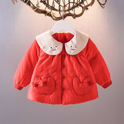 女宝宝冬装羽绒内胆，1-2-3-4岁女童轻薄保暖羽绒服，婴儿羽绒外套潮