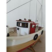 木质帆船拼装套材信风模型 2022版纳克索斯小号 亲子DIY玩具