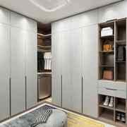 定制全铝家具全屋现代中式卧室平开门衣柜卧室金属铝合金衣柜组装