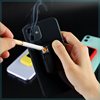 多功能手机支架指环扣充电电子打火机防风个性创意USB点烟器火机