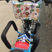 电动脚踏车踏板机车儿童前置座椅，防撞头毛绒，枕头防撞包防撞垫