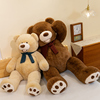 围巾大号熊公仔毛绒玩具布娃娃泰迪抱抱熊男生款送女朋友抱枕可爱