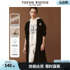 teenieweenie小熊春装中长款针织衫外套，宽松软糯毛衣开衫女士