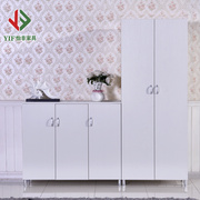 怡非板式现代简约简易白色玄关，门厅柜高低，换鞋柜可定制