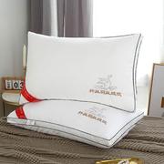 立体纤丝羽绒枕，交织棉宾馆，酒店枕头单人双边枕芯