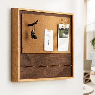 创意电表箱装饰遮挡箱软木板照片墙留言板配电箱装饰画实木可定制
