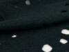 进口 墨绿色镂空针织羊毛千层酥面料秋冬设计师大衣套装布料
