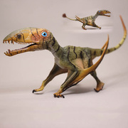 仿真翼龙玩具恐龙模型远古无齿，翼龙风神实心儿童，男孩玩具场景手办