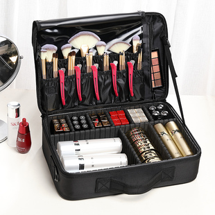 化妆包女大容量多功能，便携ins风超火旅行箱专业化妆师跟妆包
