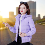 棉服女2023年韩版冬季加绒加厚短款棉袄妈妈时尚棉衣外套