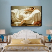 卧室装饰画床头挂画温馨现代简约背景墙单幅墙画酒店宾馆房间壁画