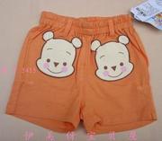 Disney baby夏款女童针织短裤88020001112橘色纯棉