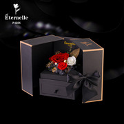 法国永恒包装盒永生花，真爱礼盒首饰盒，珠宝盒欧式收纳盒生日礼物