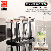 意大利进口RCR水晶杯玻璃水杯大容量家用男泡绿茶杯高级茶具套装