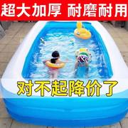 3-10岁超大型婴幼儿童游泳池宝宝气垫加厚充气浴池玩水池小孩家。