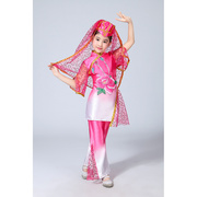 高档儿童回族演出服新疆舞少儿女童少维族数民族维吾尔族舞蹈表演