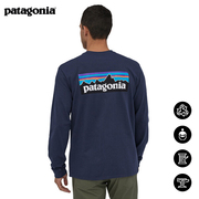 patagonia巴塔哥尼亚上衣，p-6logo卫衣休闲时尚情侣，长袖t恤38518