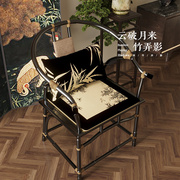 中式茶椅垫坐垫太师椅圈椅，加厚红木沙发海绵，坐垫靠枕抱枕石榴夫人