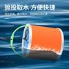 钓鱼打水桶折叠装鱼桶便携式活鱼桶带绳，多功能钓鱼桶鱼具用品大全