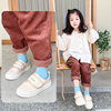 春秋韩版中性儿童帆布鞋1-3岁7宝宝软底休闲板鞋幼儿园穿布鞋