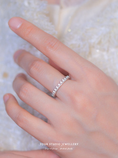 《蕾丝》轻奢小巧s925纯银，戒指设计感叠戴戒子女日系百搭气质