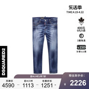 dsquared2d2次方秋冬系列，男士直筒小脚水洗简约潮流牛仔裤