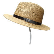 防晒帽男女草编出游沙滩，大檐潮时尚，遮阳小礼帽英伦复古爵士绅士帽