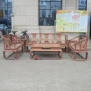 红木家具缅甸花梨木，223款皇宫椅沙发圈椅沙发，大果紫檀全实木沙发